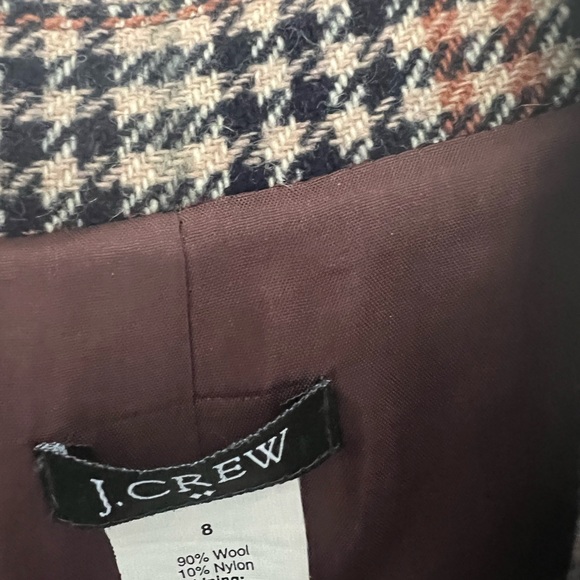J. Crew Vintage Wool Plaid Blazer - Picture 3 of 7